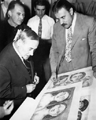 Mirò Capogrossi Renato e Carlo Cardazzo 1952